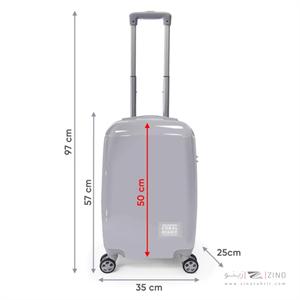 چمدان چرخ دار فانتزی سایز30*22*40یایگان کد16741