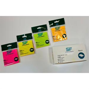 پست ایت100برگ76*76الوان خطدارفسفری اس اف کدSF-302