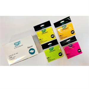 پست ایت100برگ76*101الوان خطدارفسفری اس اف کد SF-304