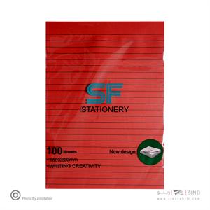 پست ایت100برگ160*220الوان خطدار اس اف کدSF-332