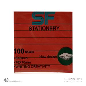 پست ایت100برگ76*76الوان خطدار اس اف کدSF-327