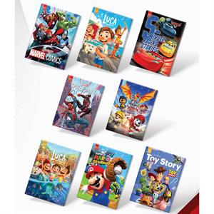 دفتر80برگ سیمی مجلدفانتزی عرش کد88