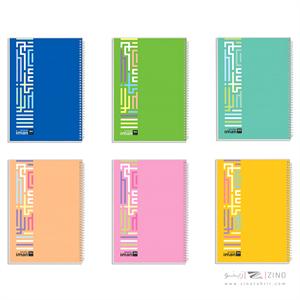 دفتر80برگ ایمان کد9406 جلدطلق دانشجویی (6عددی)