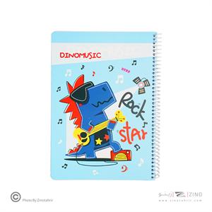 دفتر80برگ وزیری سیمی(حاشیه دار فانتزی) هیرو