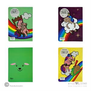 دفتر40برگ وزیری شومیزکلاسیک الیپون کد210کارتن 112عددی