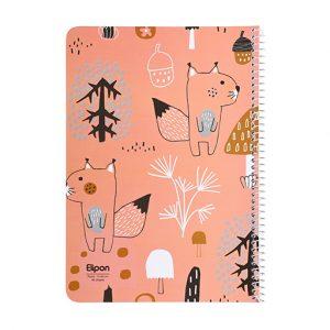 دفتر40برگ وزیری سیمی فانتزی الیپون کد214کارتن96عددی