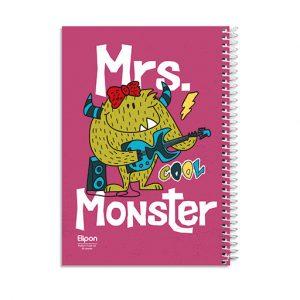 دفتر80برگ وزیری سیمی فانتزی الیپون کد233کارتن48عددی