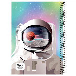 دفتر80برگ وزیری سیمی مجلدکلاسیک الیپون کد234کارتن 48