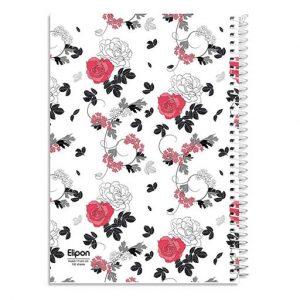 دفتر100برگ وزیری سیمی کلاسیک الیپون کد237کارتن 40