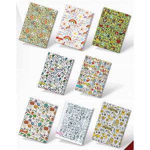 دفتر50برگ سیمی مجلدکلاسیک حاشیه دار عرش کد151