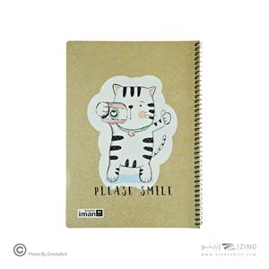 دفتر60برگ کد9508ایمان گلاسه طرح کرافت