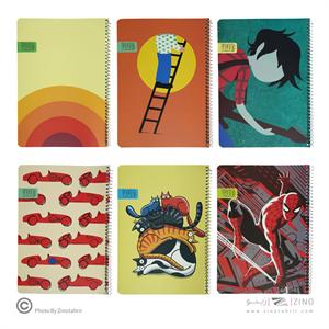 دفتر60برگ وزیری سیمی فانتزی ایده