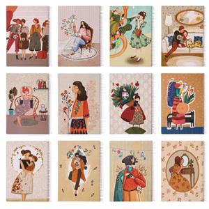 دفتر50برگ وزیری سیمی مجلدمسترنوت کد397 کارتن100عددی 