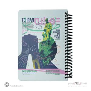 دفتررقعی سایز14*20لجندپیل سری شهرها