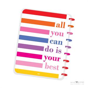 دفتر100برگ مجلد دکمه ای آبرنگ سری بیگ