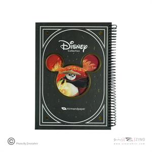 دفنر80برگ وزیری سیمی جلد سخت هیرمندپیپر سری دیزنی