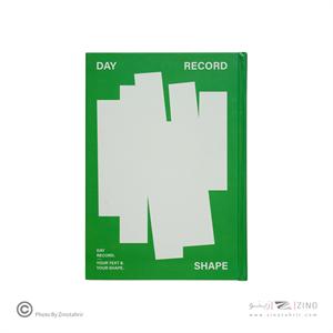 دفترکاغذ سفید و رنگی(بی خط) جلد سخت 15*21 همین سری DAY RECORD