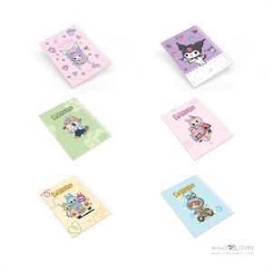 دفتر60برگ وزیری سیمی مجلد آبرنگ کدA037