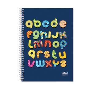 دفتر60برگ دوخط وزیری سیمی فانتزی الیپون کد259کارتن72عددی