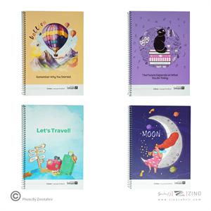 دفتر40برگ دوخط کد8510ایمان دانشجویی (12عددی)