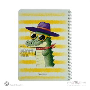 دفتر80برگ نقاشی رحلی سیم از بغل جلدسخت پیل(کارتن30عددی)