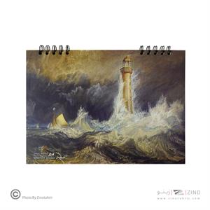 دفترطراحی 40برگ سایزA4سیمی یک روسخت رمانتیک برگ سری راندو کد72151