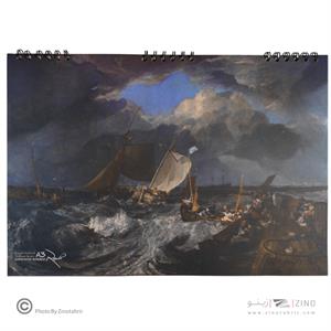 دفترطراحی 40برگ سایزA3سیمی یک روسخت  رمانتیک برگ سری راندو ک72101