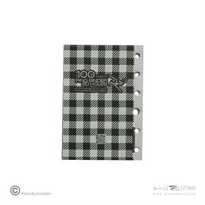 یدک دفتر کلاسوری20حلقه 100برگ خطدار برگ سری راندو کد74401