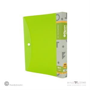 دفترکلاسوری 100برگ طلقی استریپ الیپون کد287کارتن 12عددی