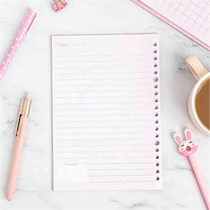 یدک دفتر کلاسوری 20حلقه 2خط برگ سری کیوت پالت کد74415