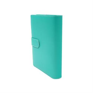 دفتر کلاسوری 80 برگ 6 حلقه جلد چرمی سری فیوژن الند سایز A6 کد FS-A6-70