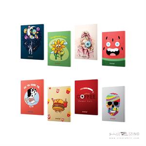 دفتریادداشت 100برگ جلدسخت 15*11 سیم ازبغل میکرو کدJ5