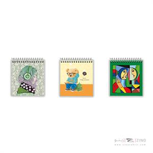 دفتریادداشت 10*10ام دی اف کدNS35263 آوای تحریر