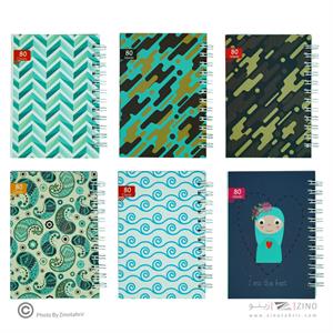 دفتریادداشت 12*8فنردوبل        برگ