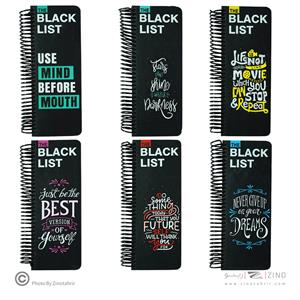 دفتریادداشت بلک لیست 21*8لانگو