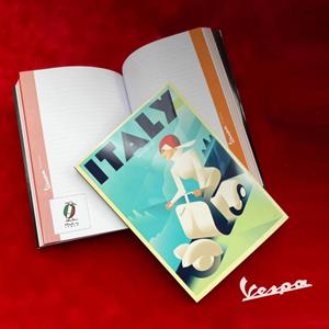 دفتریادداشت ته چسب21*14 گلاسه همیشه سری وسپا