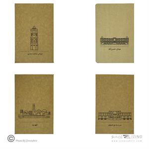 دفتریادداشت80برگ20*13 گذران دش سری خطی