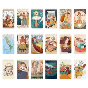 دفتریادداشت 80برگ1/8سیمی 16*10مسترنوت کد380کارتن112عددی