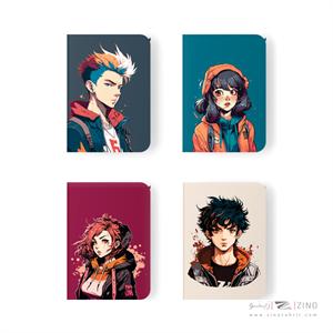 دفتریادداشت اروپایی جلدسخت دوریس Manga