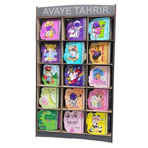 دفتریادداشت جیبی فانتزی مدل دار آوای تحریرکدNS35286