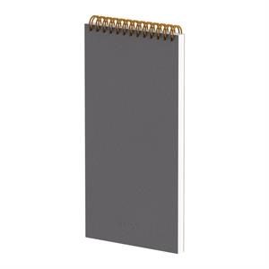 دفتریادداشت70برگ120*220خبرنگاری سیمی جلدچرم الیپون کد277کارتن60عددی