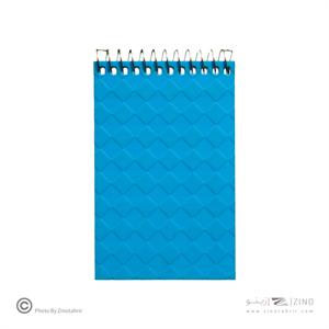 دفتریادداشت100برگ1/16سیم ازبالا طلقی سوپربایند