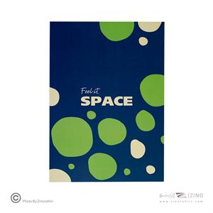 دفتر یادداشت ته چسب14.5*21 همین سریPassion طرحSPACE