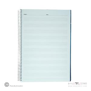 دفترنت50برگ210*300سیمی جلد سخت اچ پلاس کدHP210