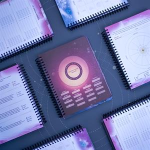 پلنر104برگ210*170جلدسخت سیمی لانگو سری مجیک 