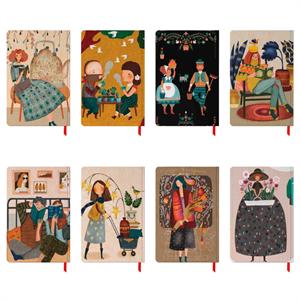 دفتر100برگ بولت ژورنال رقعی21*15مسترنوت کد564کارتن30عددی