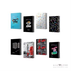 یادداشت100برگی نقطه ای/بولت ژورنال جلدسخت سیمی14*21میکرو کدJ7