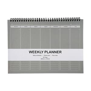 پلنر60برگ رحلی 290*210فنر دوبل از بالا همیشه سریWEEKLY PLANNER