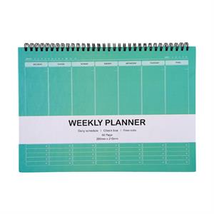 پلنر60برگ رحلی 290*210فنر دوبل از بالا همیشه سریWEEKLY PLANNER