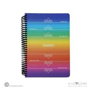 پلنر216برگ140*200سیمی جلد سخت لانگو سری شکرگزاریGRATIUDE